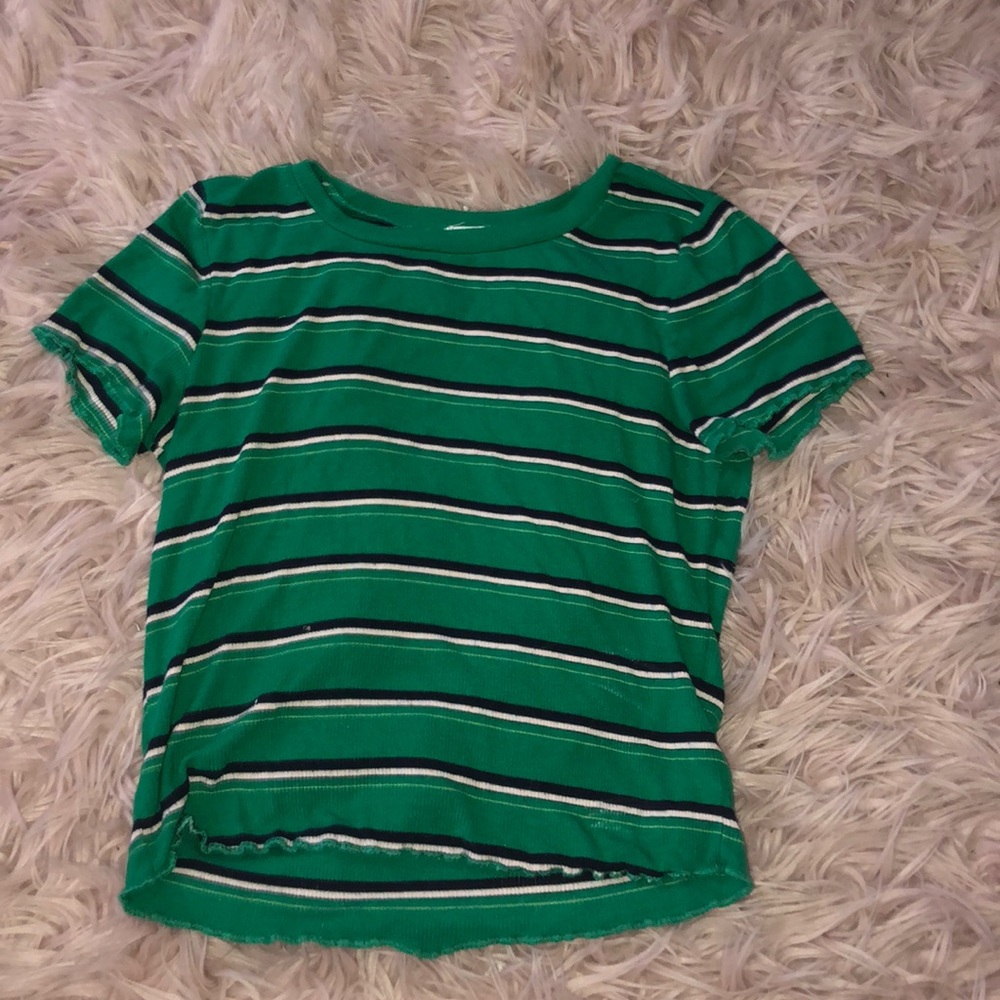 Garage Lettuce Hem Top